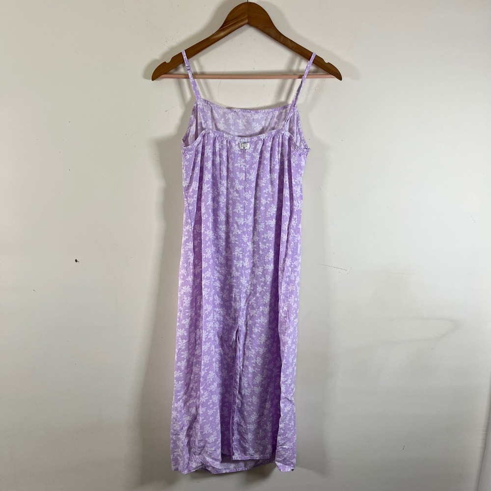 Billabong Dainty Floral Midi Dress Purple Size Medium Beach Bohemian Vacation - Picture 6 of 7